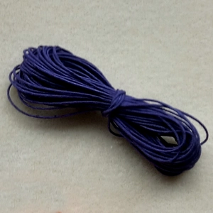 SALE 10 metres 0.6mm cotton cord, dark purple