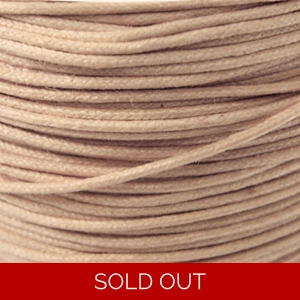 SALE 10 metres 0.6mm cotton cord, natural, light