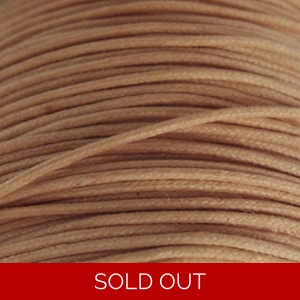 SALE 10 metres 0.6mm cotton cord, natural, dark