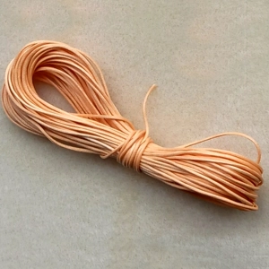 SALE 10 metres 0.6mm cotton cord, peach