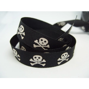 1 metre skull and crossbones ribbon.