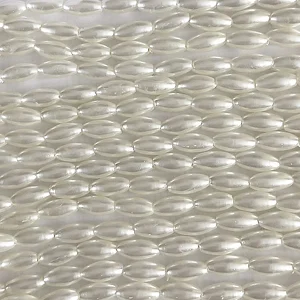 100, oat beads, pearl white