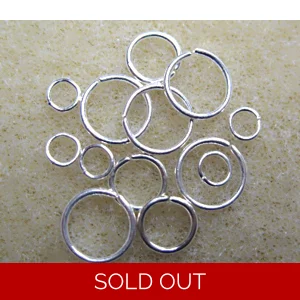 80, 5mm silver plated jumprings
