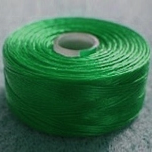 S-Lon fine beading thread, bright green