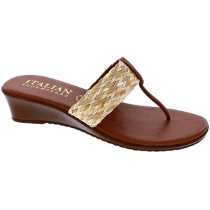 ITALIAN Shoemakers Womens Nikita Open Toe Casual Platform Sandals