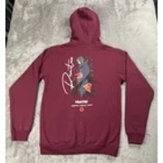 Primitive X Naruto Hoodie Men’s size M Maroon Pullover Itachi Skateboarding Anime