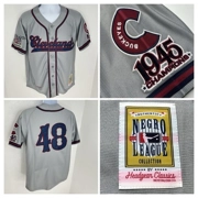 1945 Authentic Headgear Classics Negro League Cleveland Buckeyes Baseball Jersey