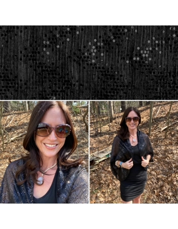 black formal shawl black formal shawl