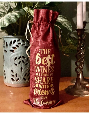 Burgundy silky blend wine sack Burgundy silky blend wine sack
