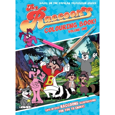 The Raccoons Colouring Book