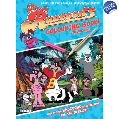 The Raccoons Colouring Book