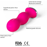 Perifit - vaginalni pripomoček za keglove vaje z aplikacijo