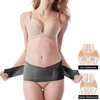 Pas 3v1 za oblikovanje trebuha po porodu ČRNA