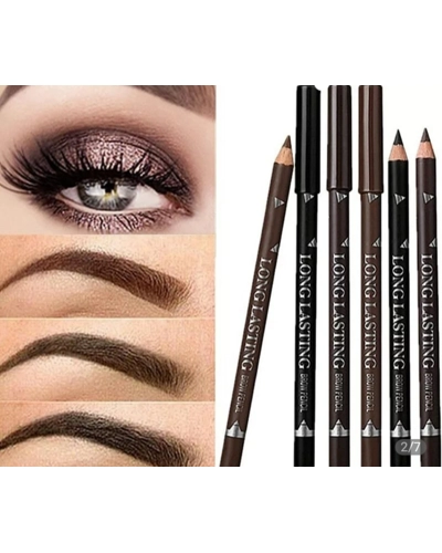 Eye Brow Pencils Make Up Set 3 Colors Waterproof Eyebrow Eye Liner Pen Lip sticks Cosmetics Beauty Makeup
