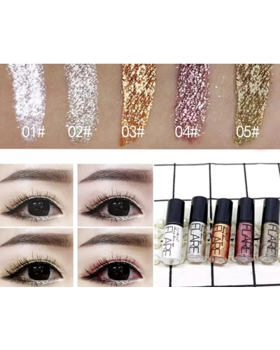 Liquid Glitter Eyeliner Long Lasting Waterproof Long Makeups Korean Cosmetic Makeup Glitter Eyeliner Eyeshadow