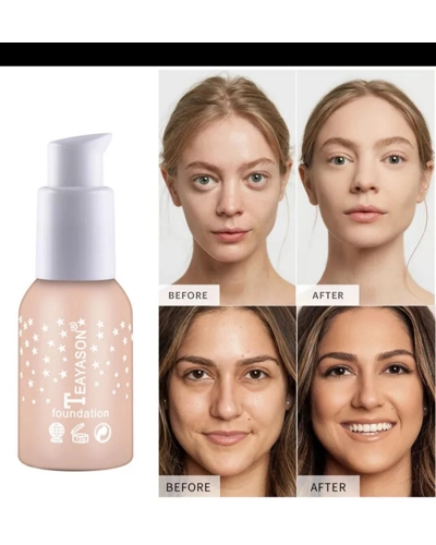 Invisible Acne Marks Pores Liquid Foundation Lasting Whitening Brightening Makeup Pre-milk Waterproof Women Face Cosmetic TSLM2 Invisible Acne Marks