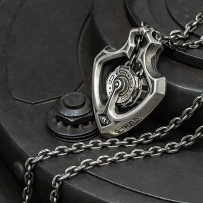 Mechanical Rotatable Gear Pendant Necklace Retro Unique Rotating Design Jewelry Vintage Steampunk Gi Mechanical Rotatable Gear Pendant Necklace Retro Unique Rotating Design Jewelry Vintage Steampunk Gi