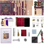 DIY Book Nook Kit for Adults, Miniature Infinity Train Cabin Magical Vintage Carriage Model, Wooden