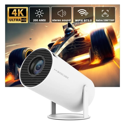 Magcubic Projector Hy300 4K Android 11 Dual Wifi6 200 ANSI Allwinner H713 BT5.0 1080P 1280*720P Home Magcubic Projector Hy300 4K Android 11 Dual Wifi6 200 ANSI Allwinner H713 BT5.0 1080P 1280*720P Home