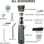 Mini Hookah Cup for Car Hookah Cup Travel Hookah Set Portable Travel Hookah Cup Mini Shisha Set with Mini Hookah Cup for Car Hookah Cup Travel Hookah Set Portable Travel Hookah Cup Mini Shisha Set with