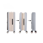 Design foldable luggage suit..