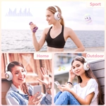 RGB Wireless Headphones Cute Cat Bluetooth Headset with Mic Portable Stereo Music Headphone RGB Wireless Headphones Cute Cat Bluetooth Headset with Mic Portable Stereo Music Headphone