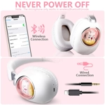 RGB Wireless Headphones Cute Cat Bluetooth Headset with Mic Portable Stereo Music Headphone RGB Wireless Headphones Cute Cat Bluetooth Headset with Mic Portable Stereo Music Headphone