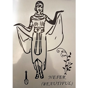 Nefer stencil/A4/Mylar (7.5mil/190 microns)