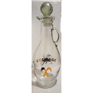 Libation Jug/Boxed/Courage/Adinkra symbol/Gold
