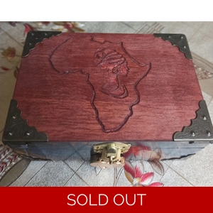 African Woman map