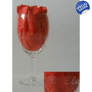 Wine Glass with Name