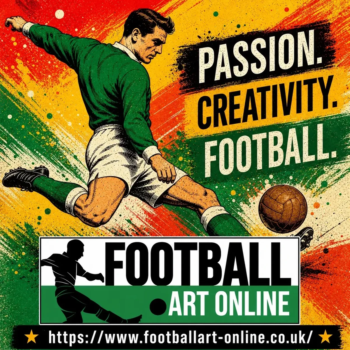 Football Art Gifts UK | Unique Football Prints, Wall Art & Fan Collections