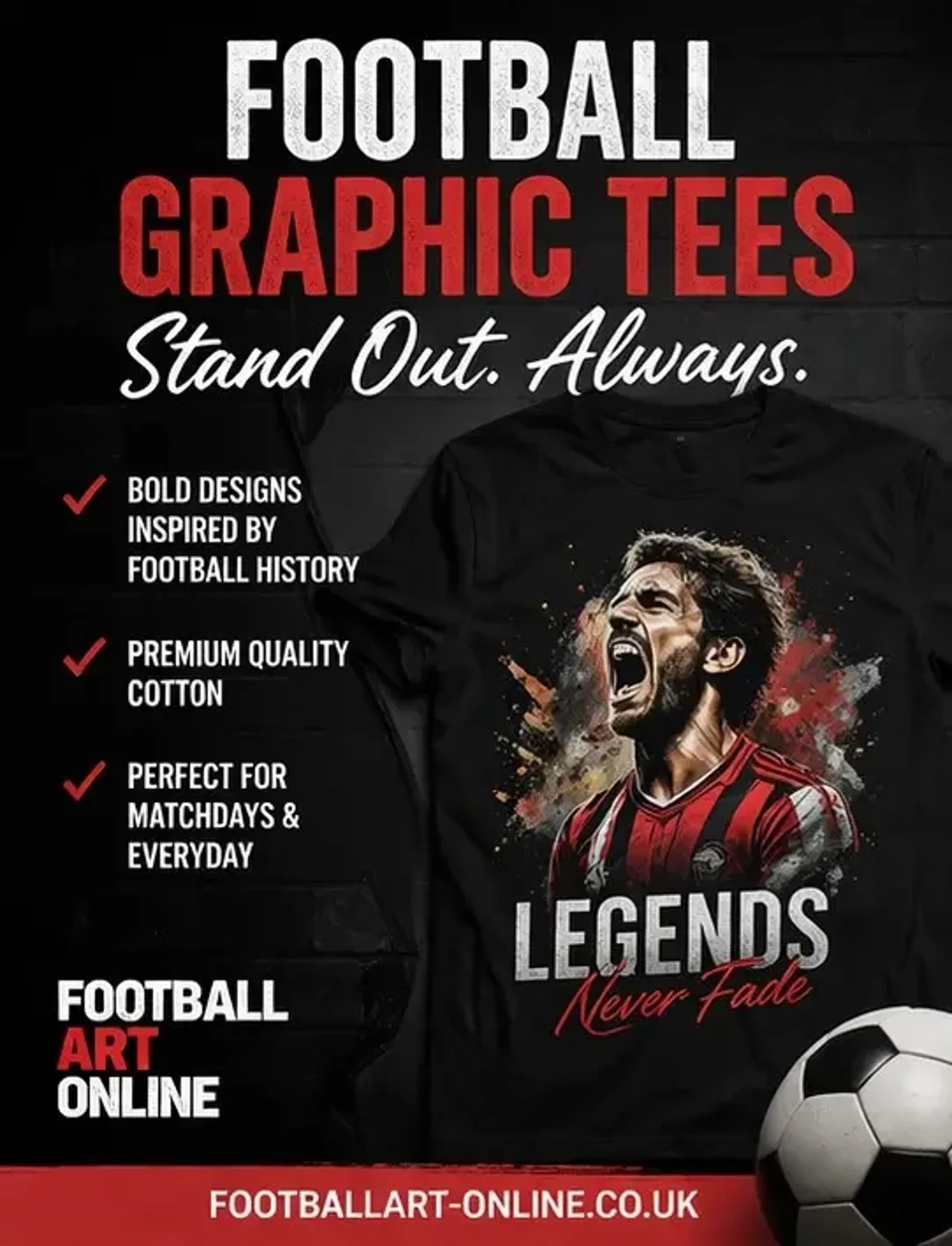 Cool Football T-Shirts UK: Stand Out from the Crowd