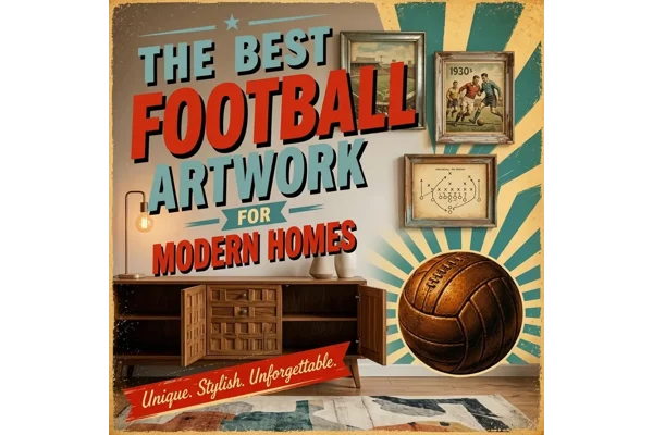 How to Style Football Artwork in Modern Homes