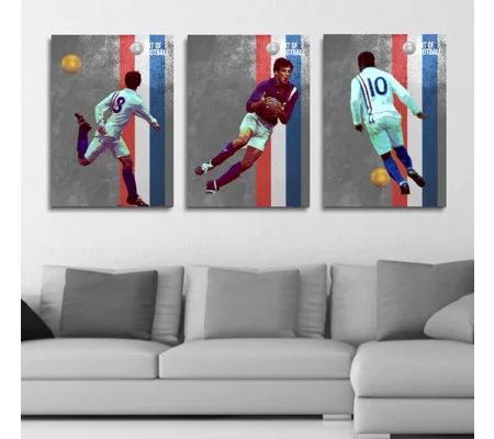 Escape to Victory Set of 3 Iconic Image Canvas Prints