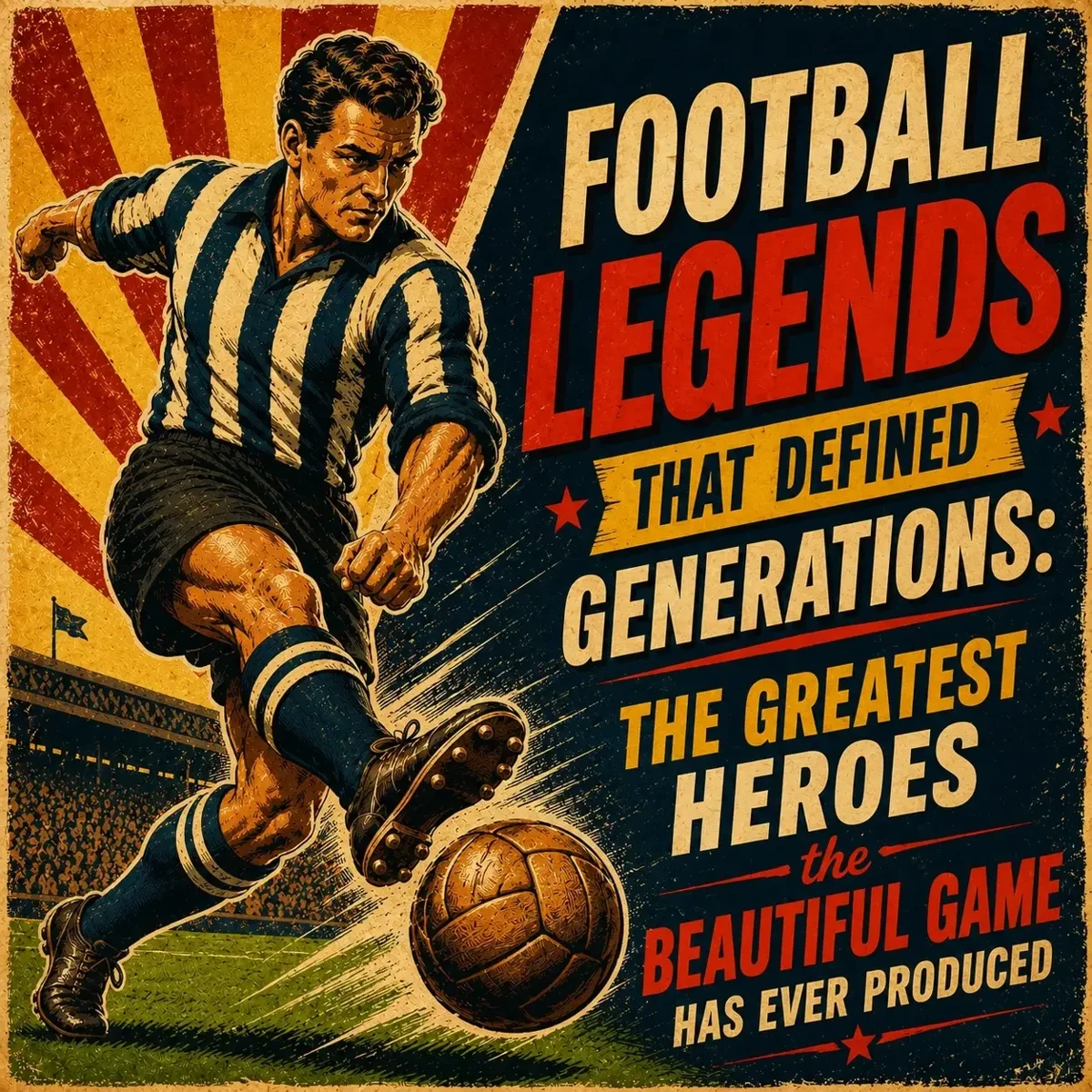 Greatest Football Legends of All Time | Football Heroes Through History