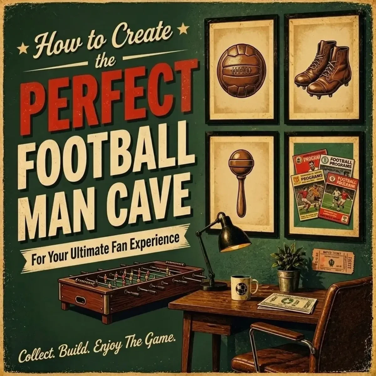 How to Create the Perfect Football Man Cave | Ultimate Guide