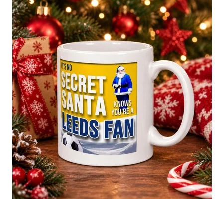 Leeds United-Inspired Secret Santa Christmas Gift Mug