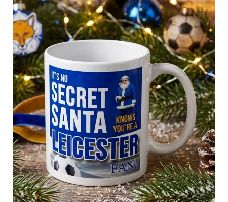 Leicester City-Inspired Secret Santa Christmas Gift Mug