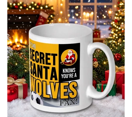 Wolves-Inspired Secret Santa Christmas Gift Mug