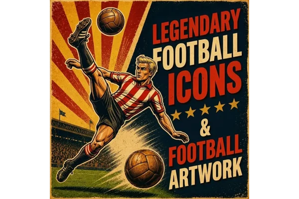 Footballers Every Collector Should Know | Legendary Football Icons & Football Artwork