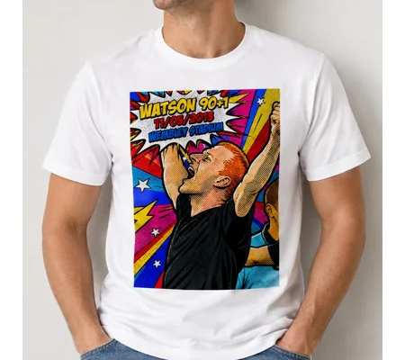90+1 Wigan Watson FA Cup Winner Inspired Pop-Art Tribute T-Shirt