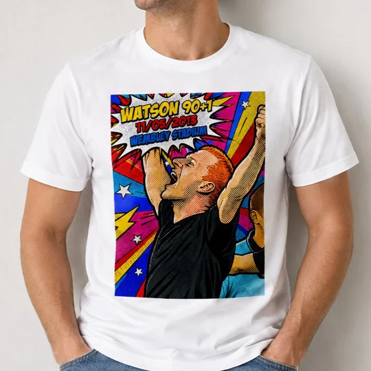 90+1 Wigan Watson FA Cup Winner Inspired Pop-Art Tribute T-Shirt