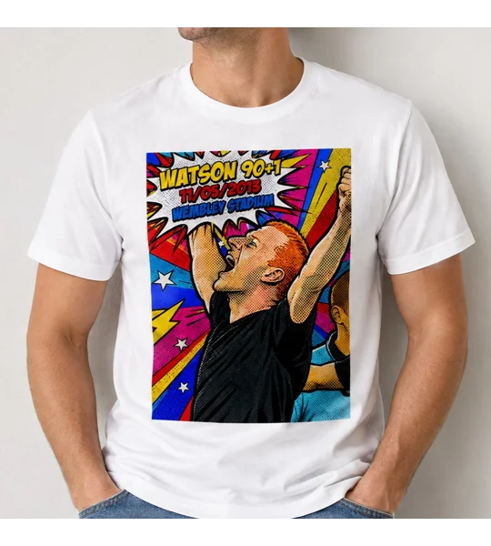 90+1 Wigan Watson FA Cup Winner Inspired Pop-Art Tribute T-Shirt