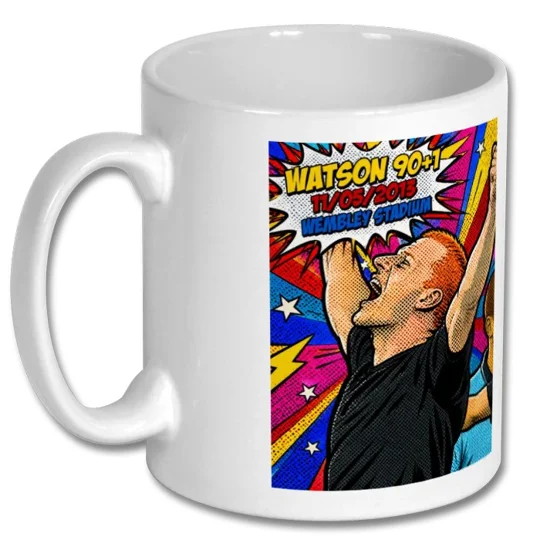 90+1 Wigan Watson FA Cup Winner Inspired Pop-Art Tribute Mug