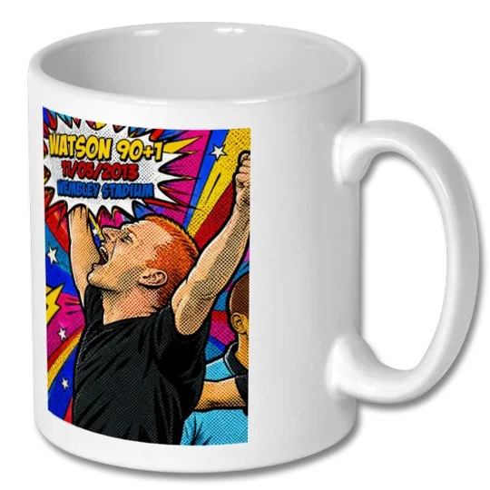 90+1 Wigan Watson FA Cup Winner Inspired Pop-Art Tribute Mug