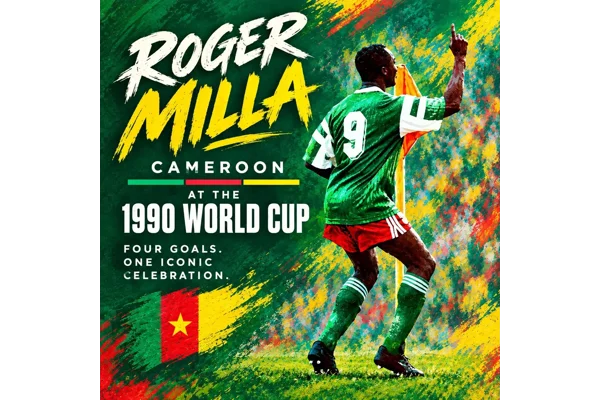 Roger Milla & Cameroon at the 1990 World Cup