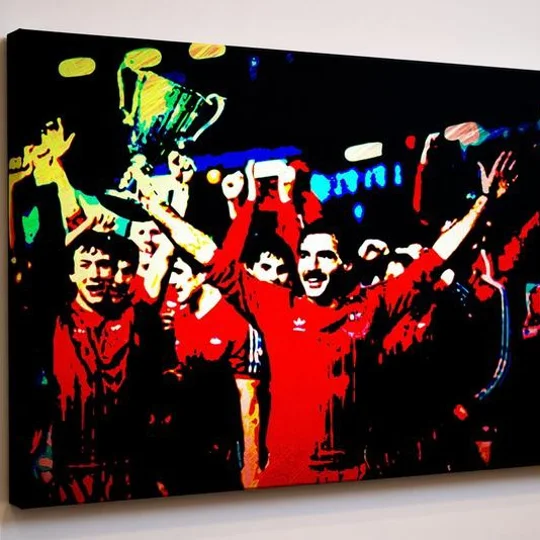 Aberdeen 1983 Cup Winners Victory-Inspired Art Tribute Canvas Print