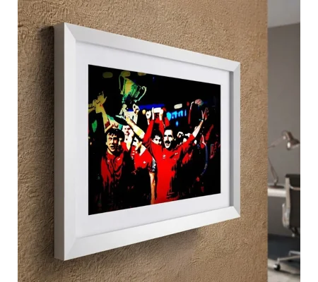 Aberdeen 1983 Cup Winners Victory-Inspired Art Tribute Framed Print