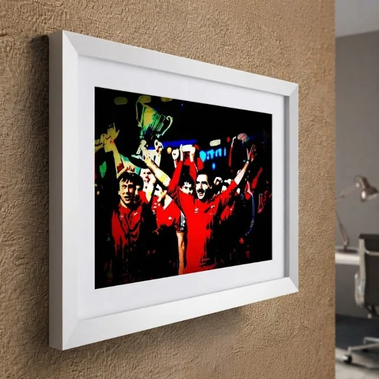 Aberdeen 1983 Cup Winners Victory-Inspired Art Tribute Framed Print